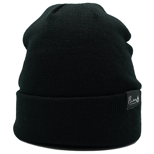 PHIERES Beanie Schwarz - Premium Streetwear Mütze
