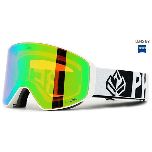 PHIERES PH-12sixty White Black Green S2 Goggle